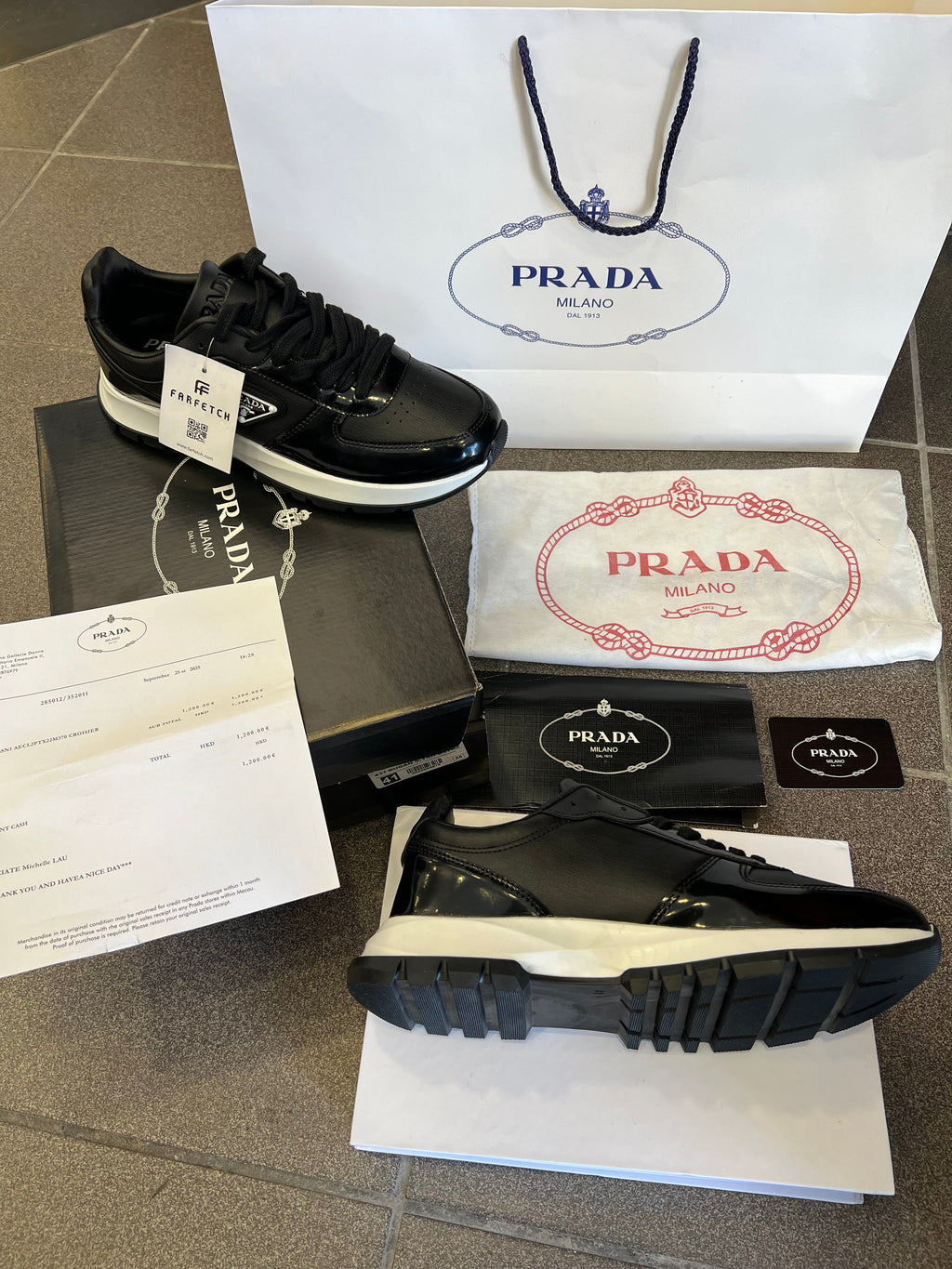 Prada Sneaker Loustrin Black