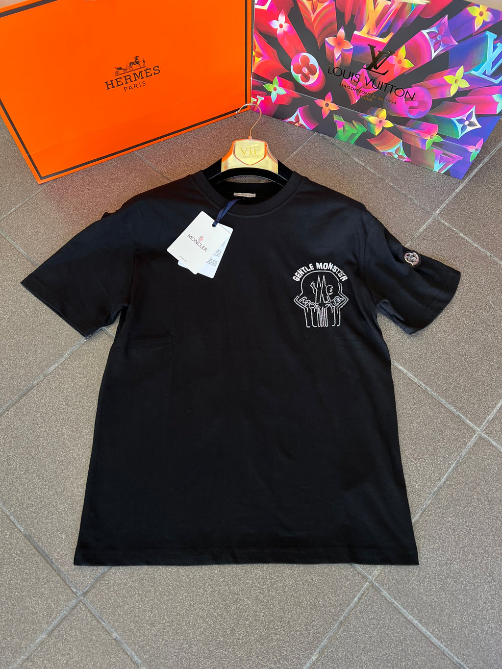 T-Shirt Moncler Over Fit Gentle Monster Black