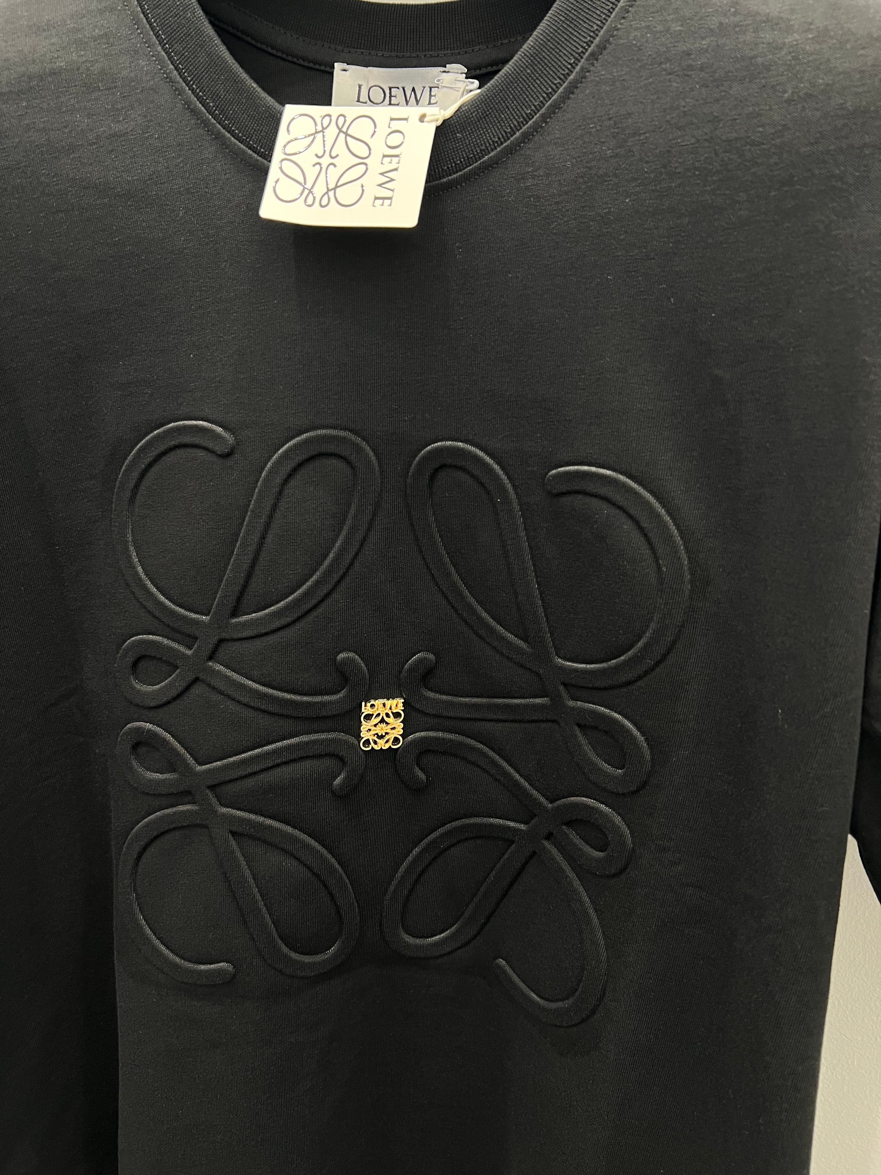 T-Shirt Loewe Over Fit Black LW