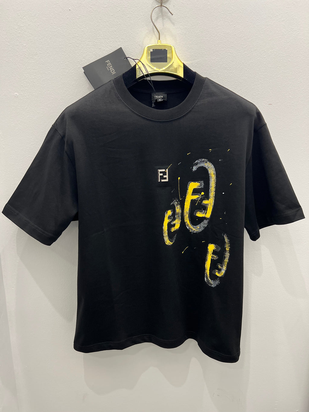 T-Shirt Fendi Over Fit Black FR