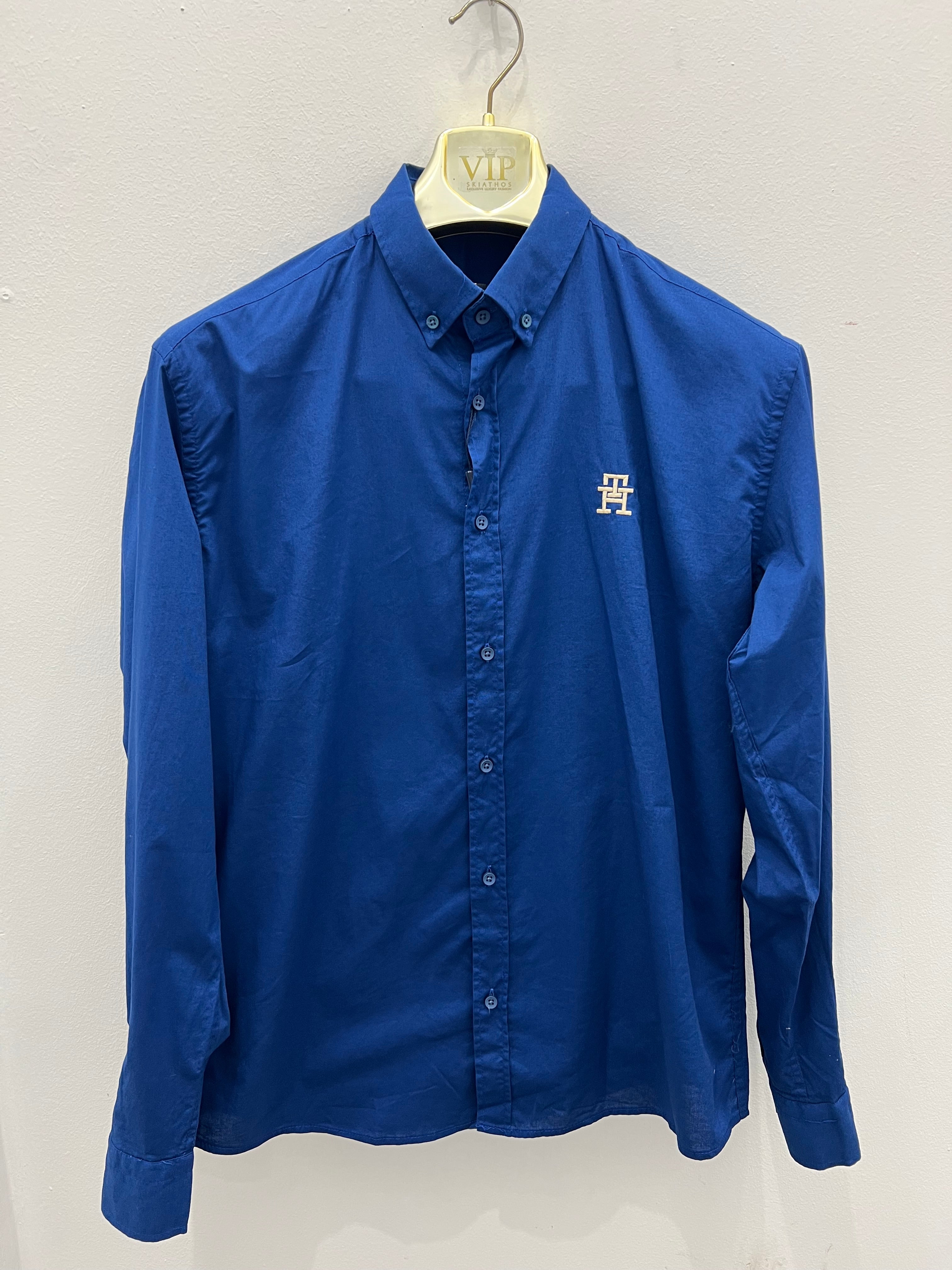 Μπλέ Πουκάμισο Tommy Hilfiger