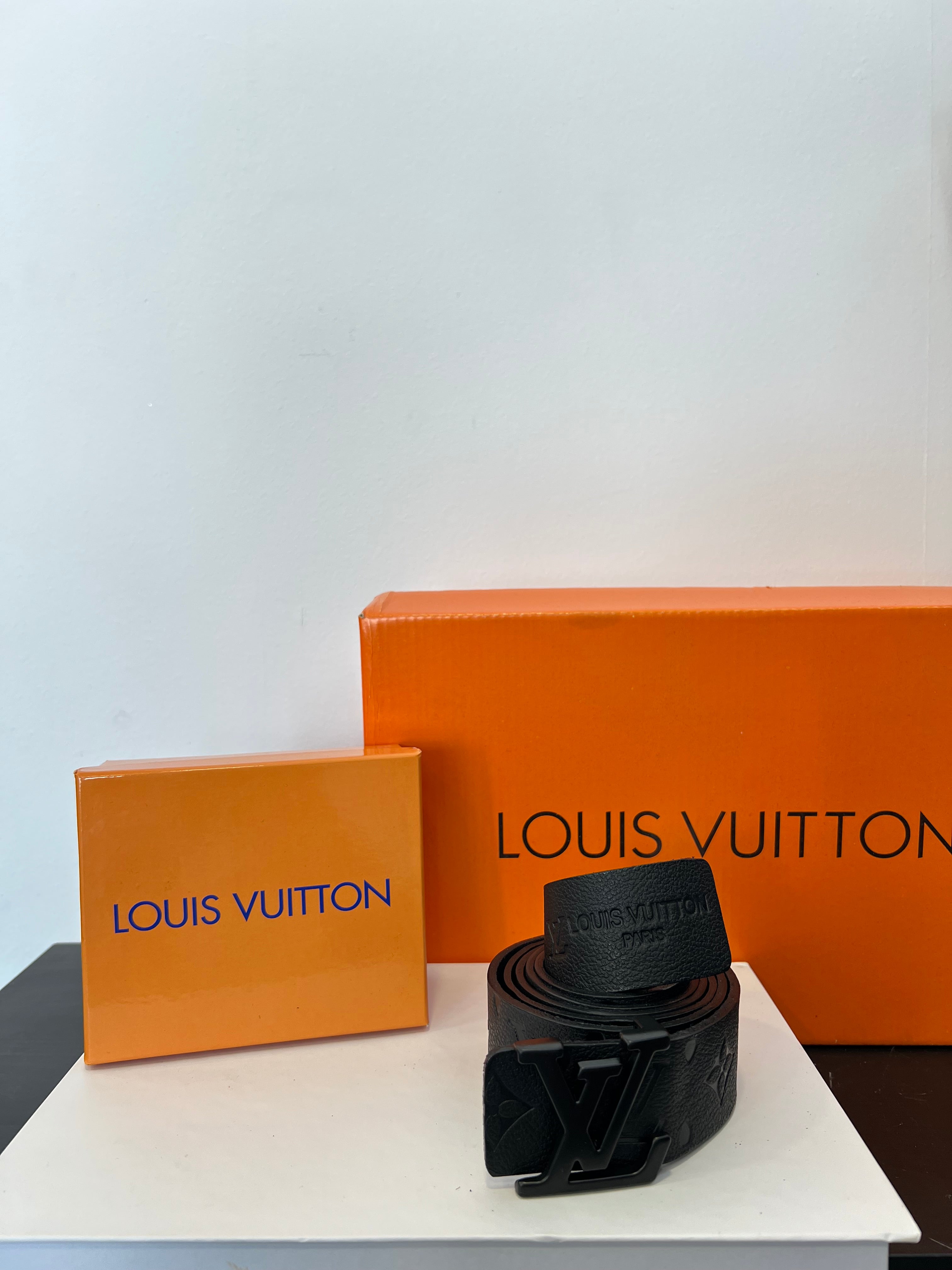 LV Belt Monogram Black