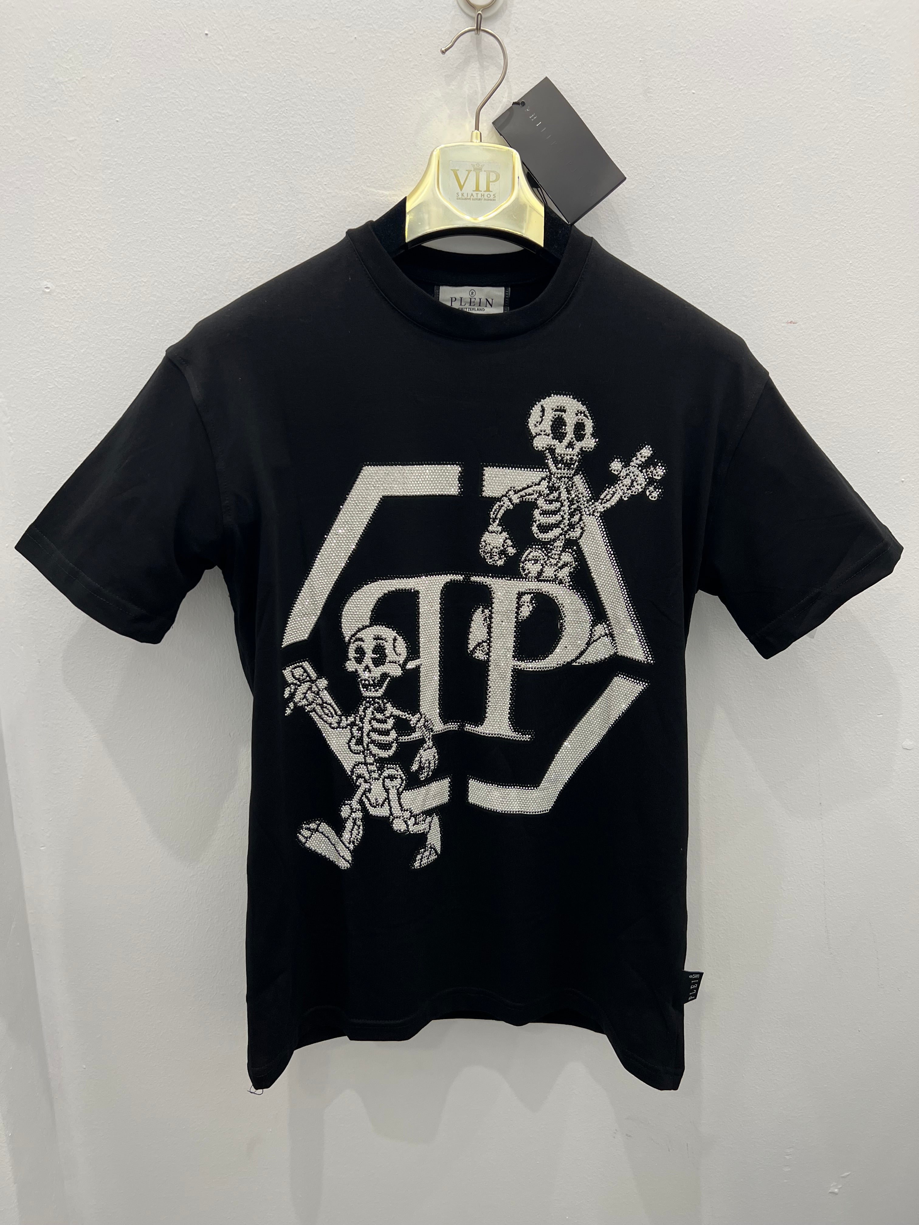 T-Shirt Philip Plein Skeleton Stras