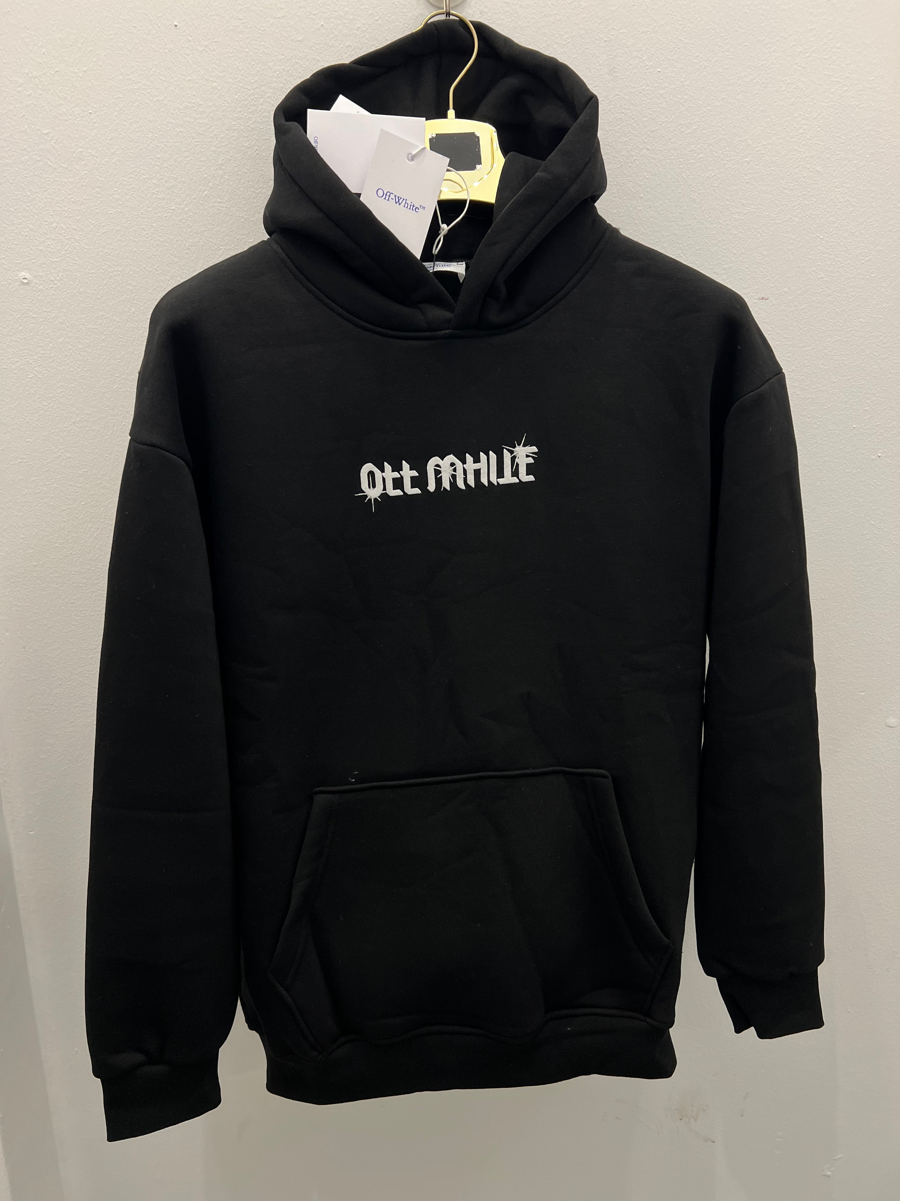 Hoodie Bunny Off-White Oversize Black