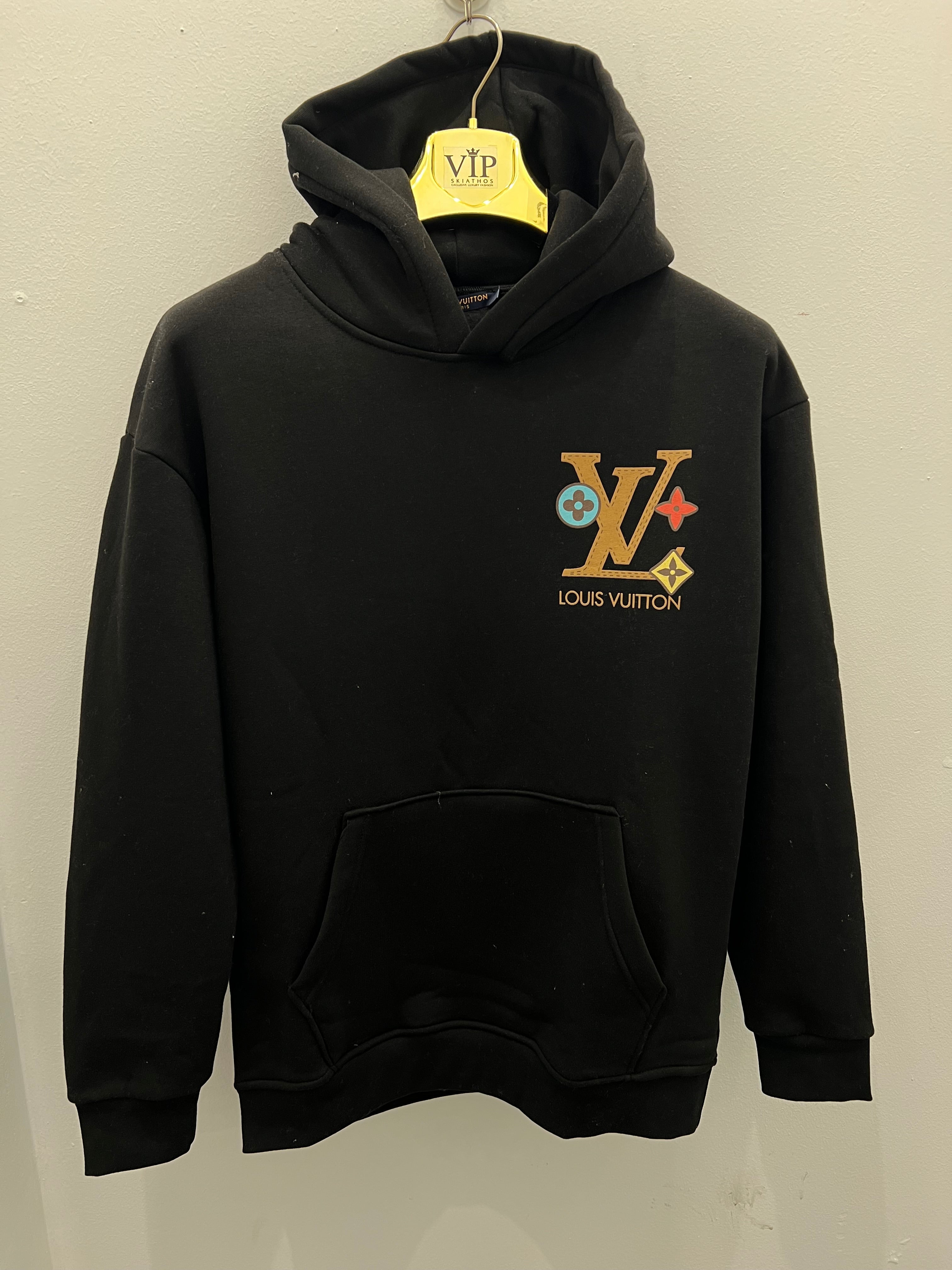 Hoodie LV Oversize Black