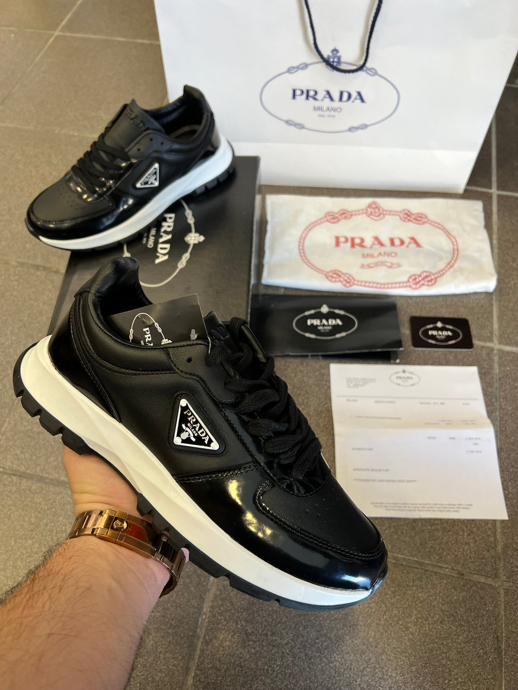 Prada Sneaker Loustrin Black