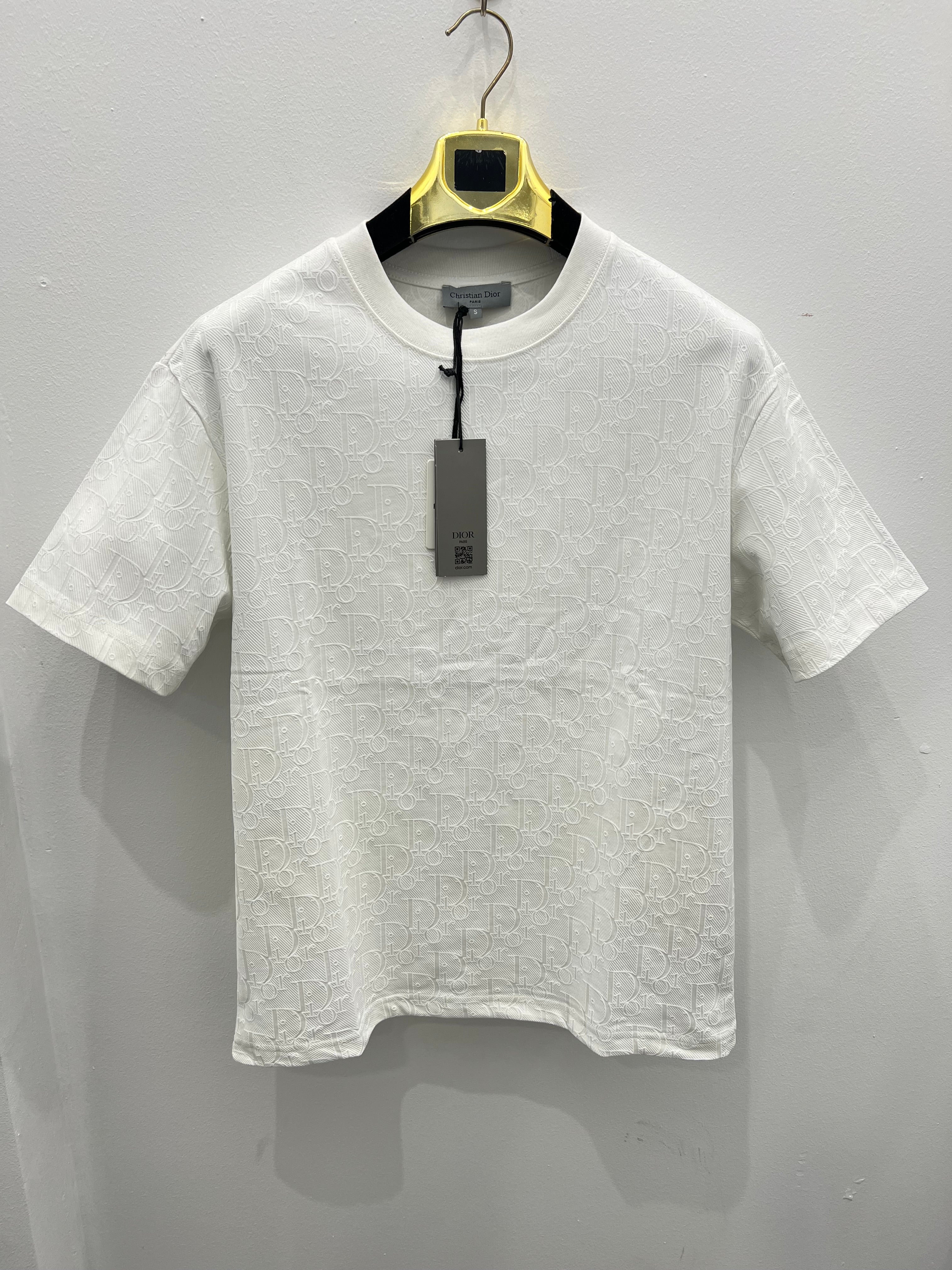T-Shirt C.Dior Over Fit White Oxfrd