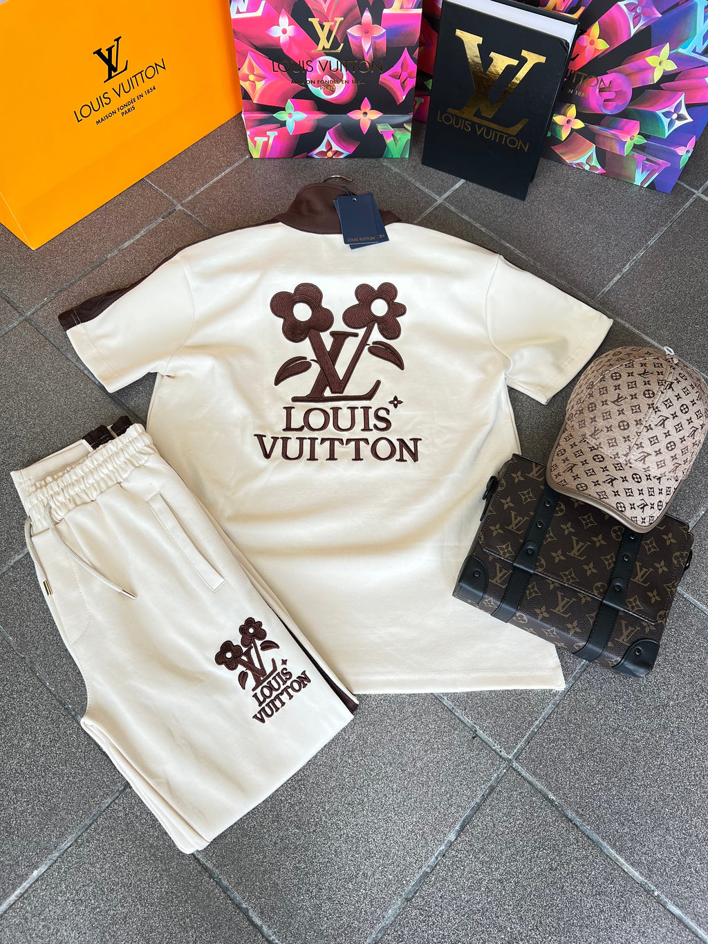 Σετ Φορμας LV Beige