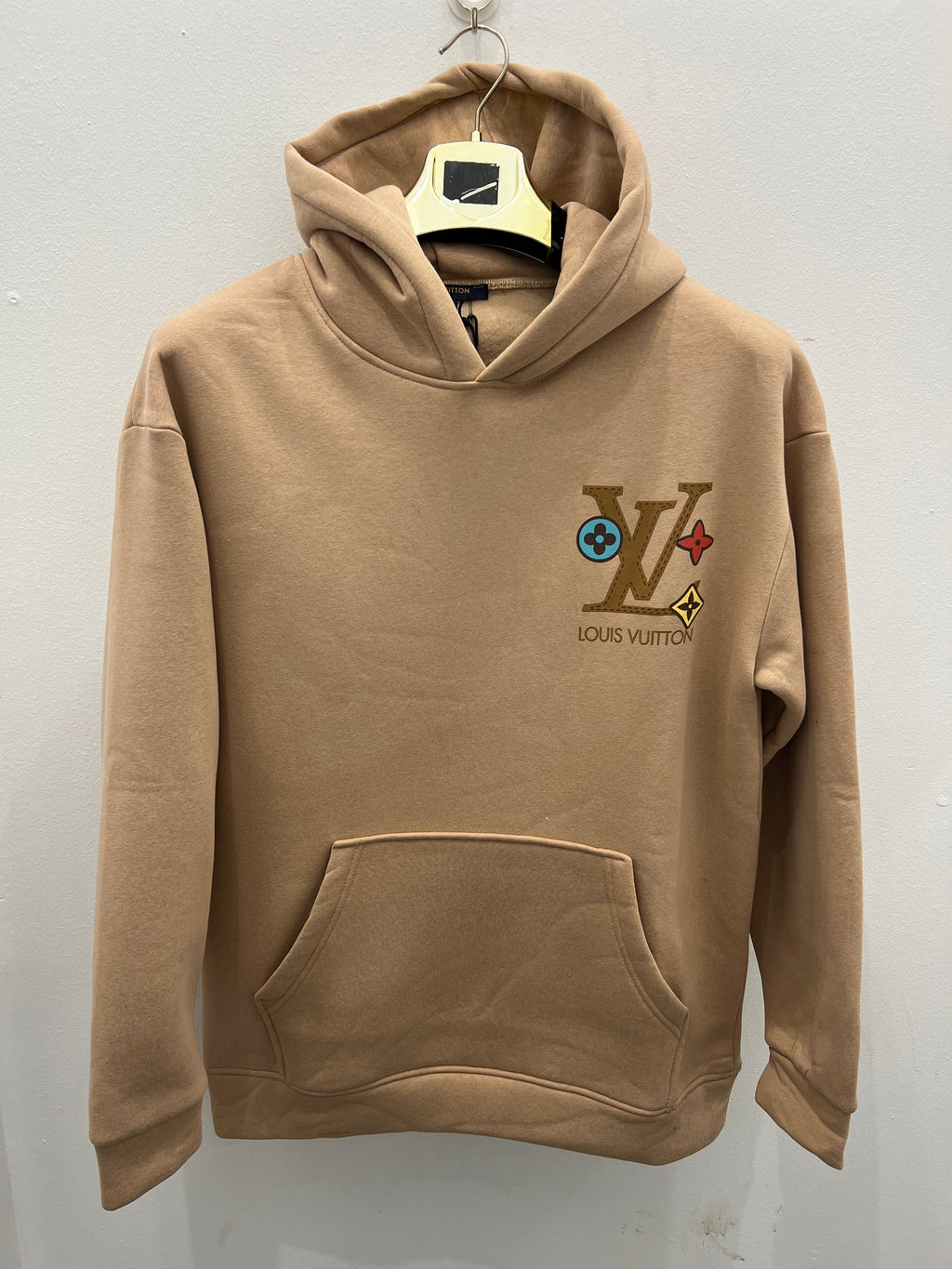 Hoodie LV Oversize Beige