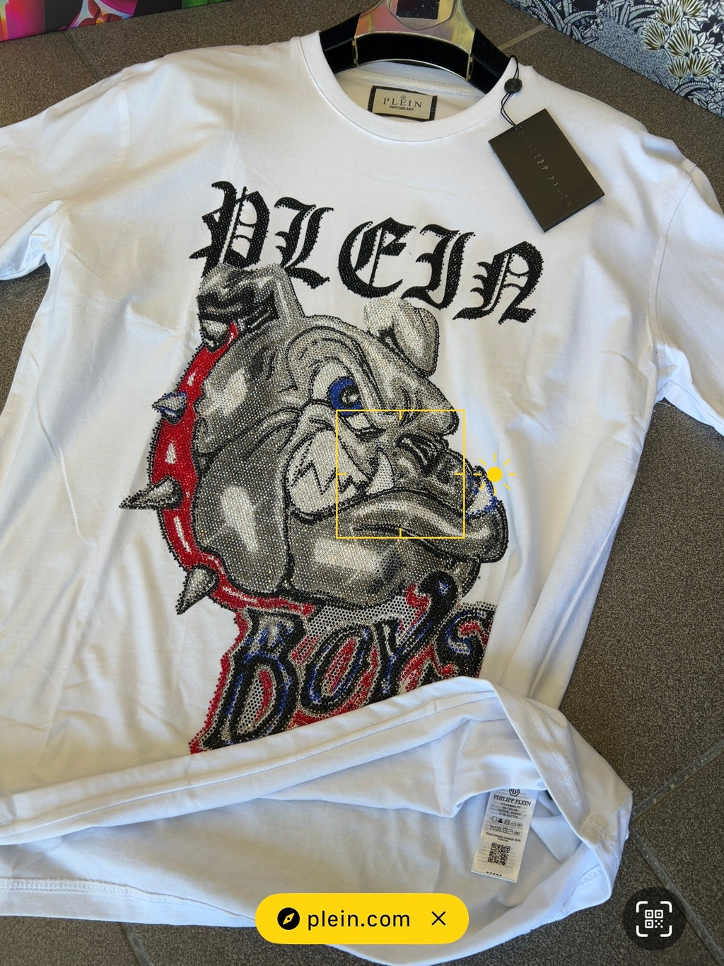 T-Shirt Philip Plein BullDogs Stras
