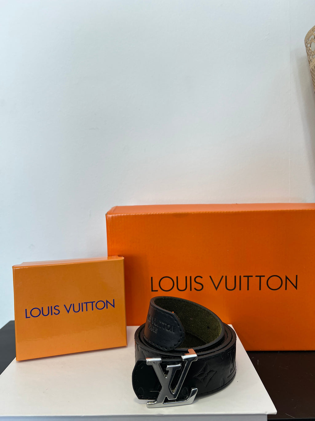 LV Belt Monogram Black/Silver