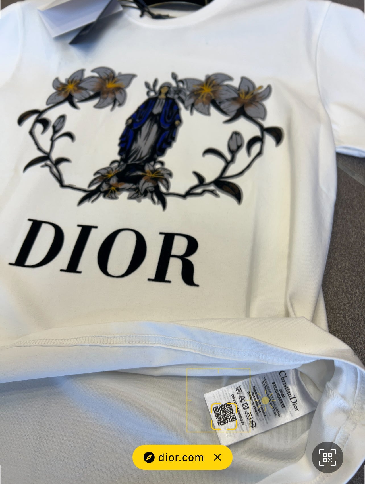 T-Shirt C.Dior Over Fit White NpG