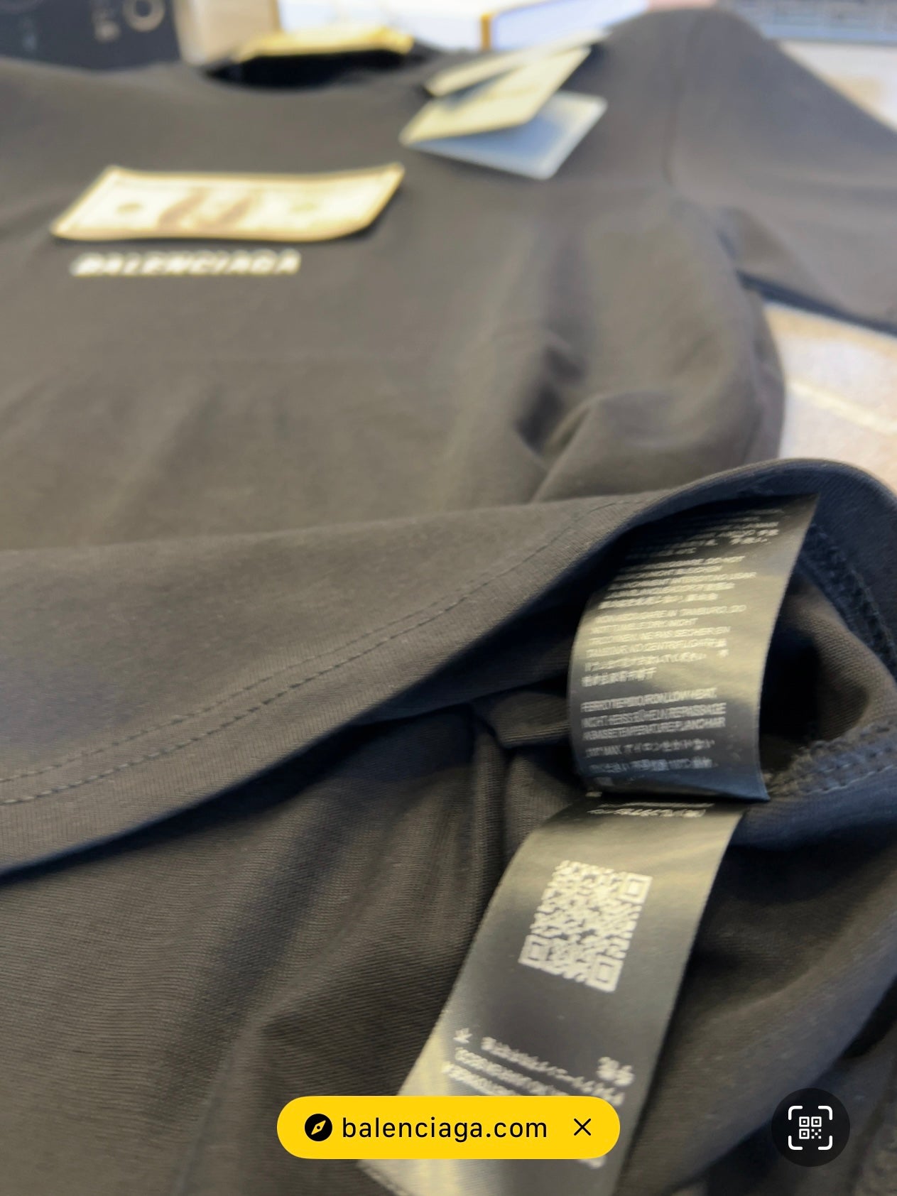 T-Shirt Balenciaga Over Fit Dollar