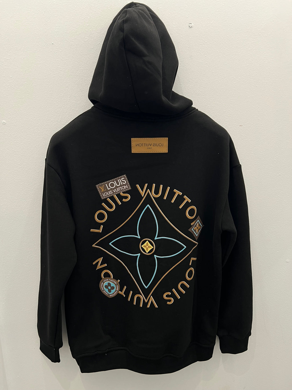 Hoodie LV Oversize Black