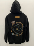 Hoodie LV Oversize Black