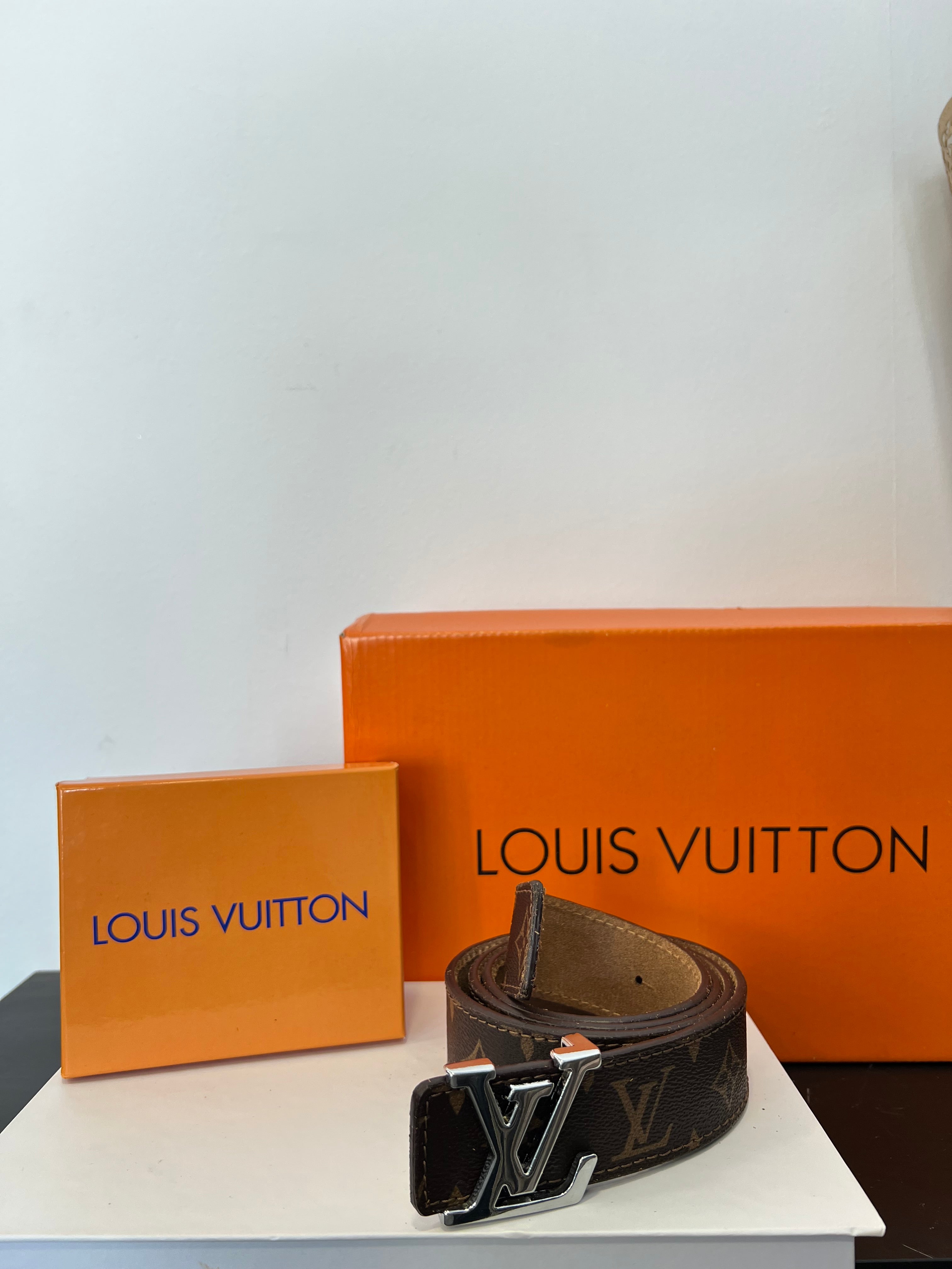 LV Belt Monogram Brown