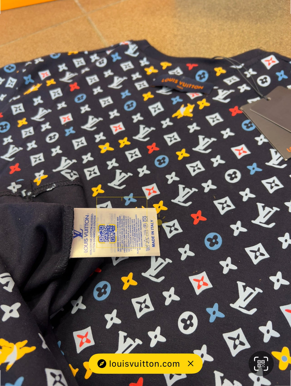 T-Shirt L.V Over Fit MultiBlue