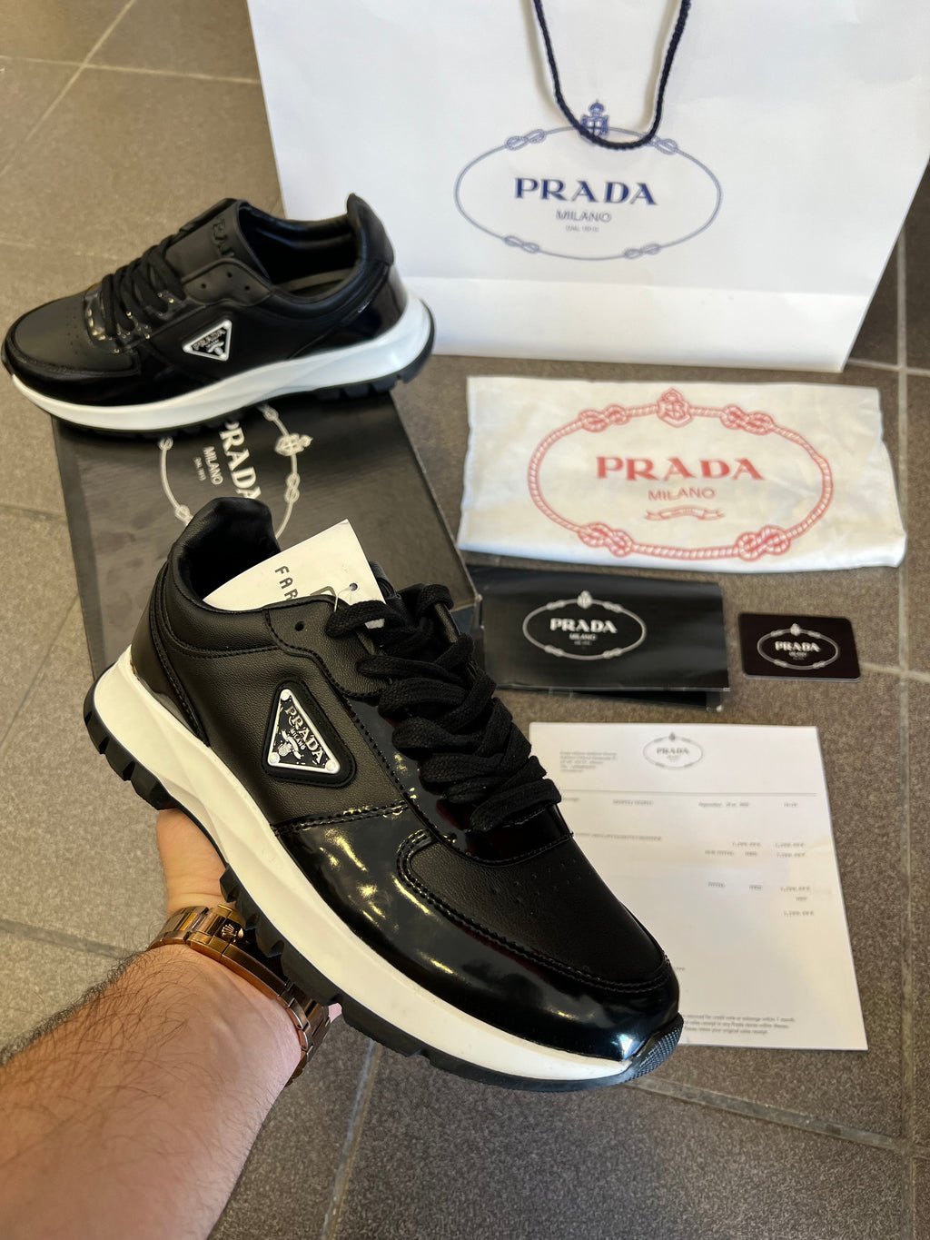 Prada Sneaker Loustrin Black