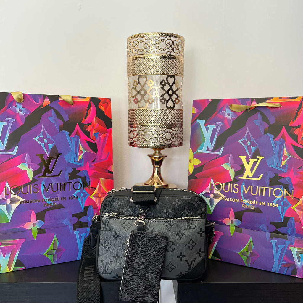 LV Trio Pochette  Grey/Black