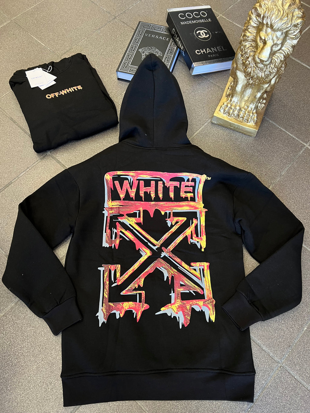 Hoodie Off-White Oversize Black