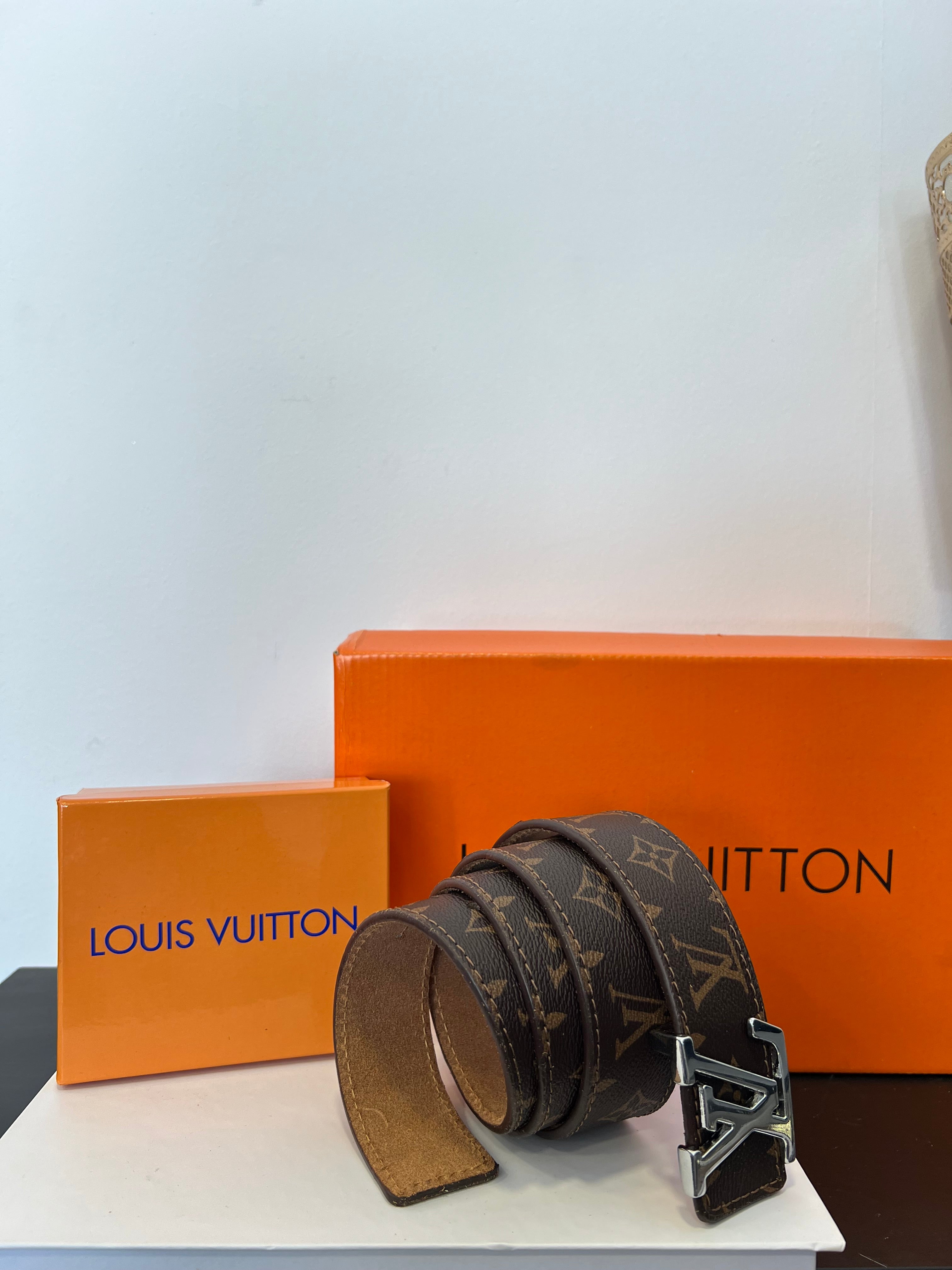 LV Belt Monogram Brown