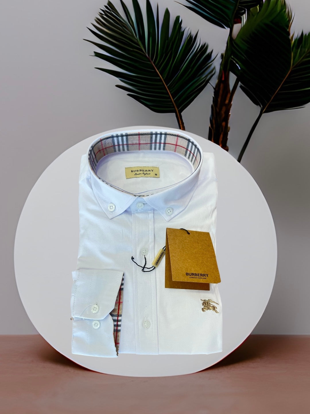 Άσπρο Πουκάμισο Burberry Poplin