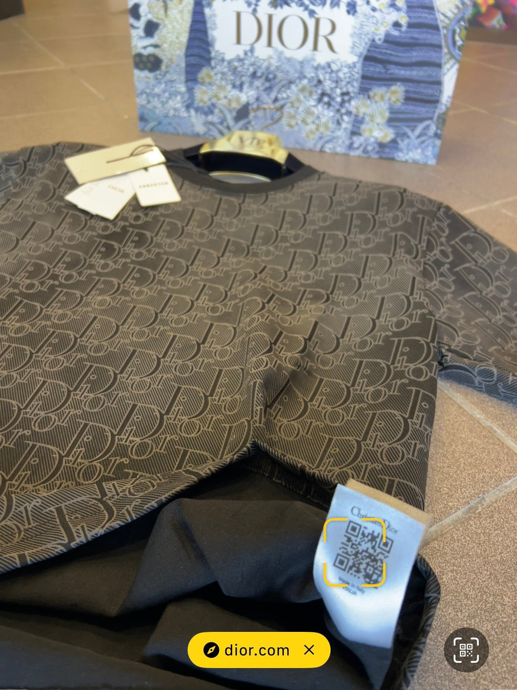 T-Shirt C.Dior Over Fit SpaceGrey