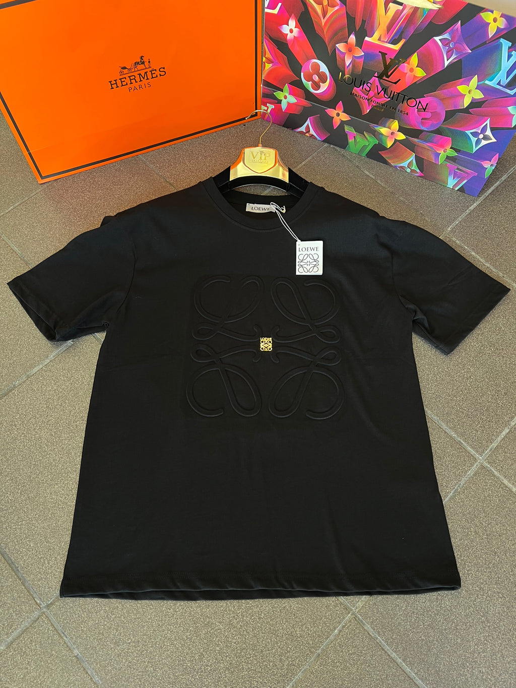 T-Shirt Loewe Over Fit Black LW