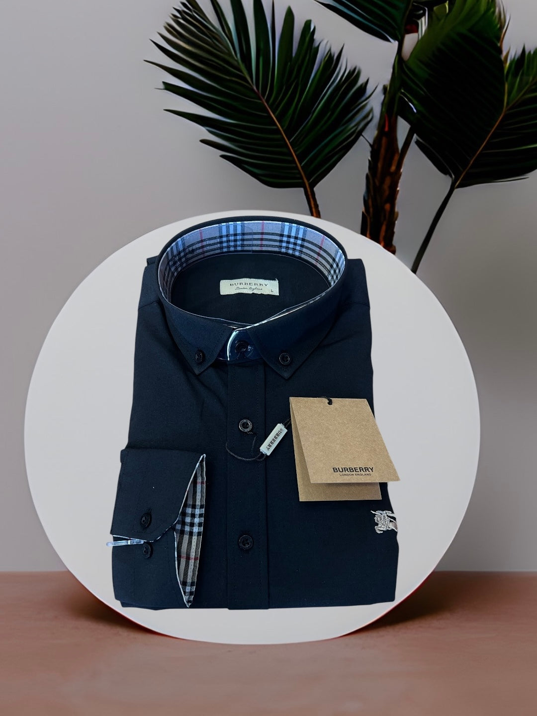 Μαύρο Πουκάμισο Burberry Poplin