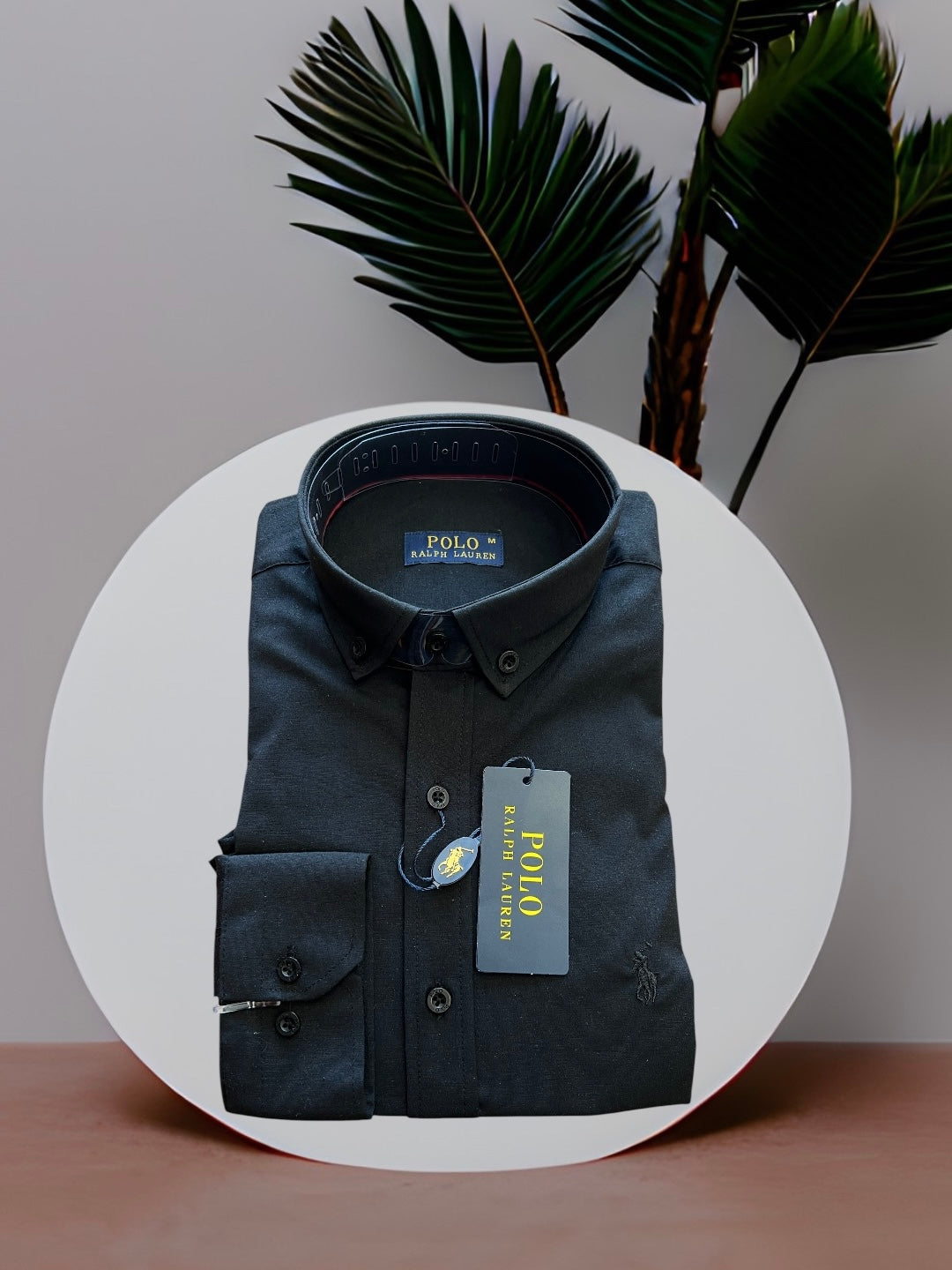 Μαύρο Πουκάμισο Rarlph Lauren Poplin