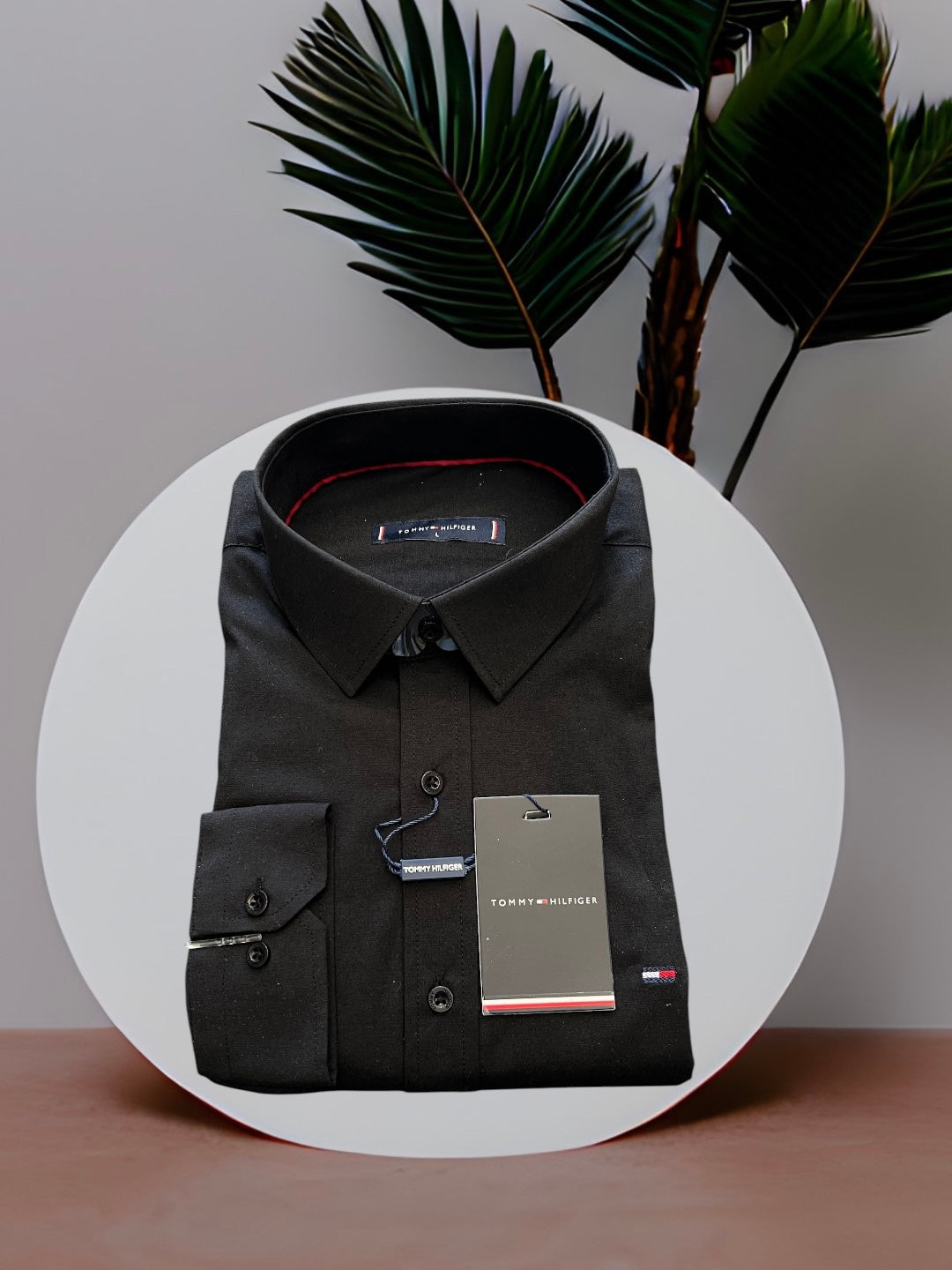 Μαύρο Πουκάμισο Tommy Hilfiger Poplin