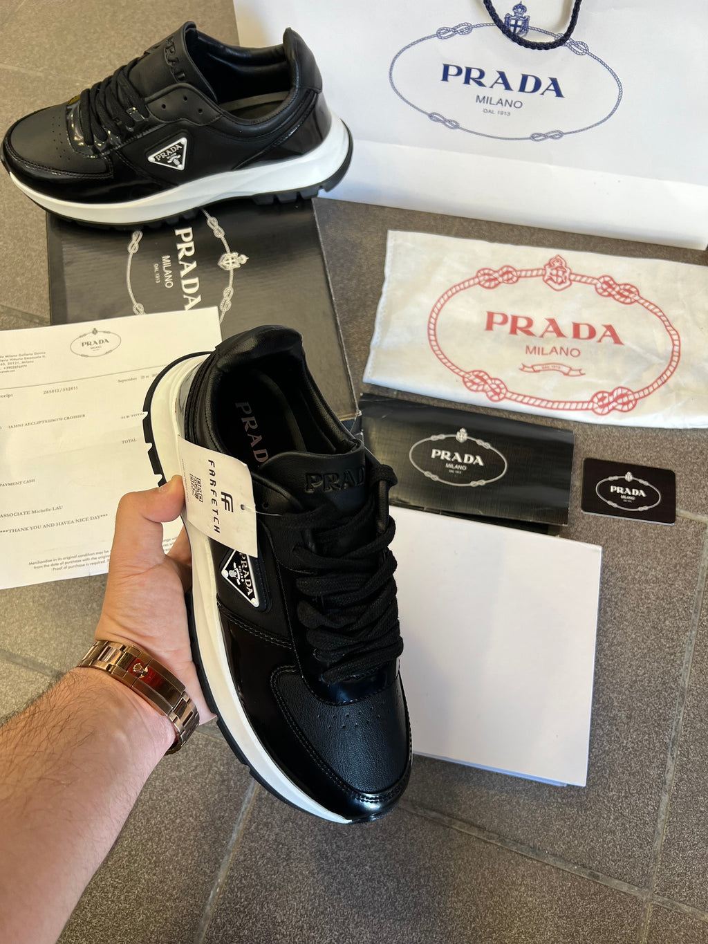Prada Sneaker Loustrin Black