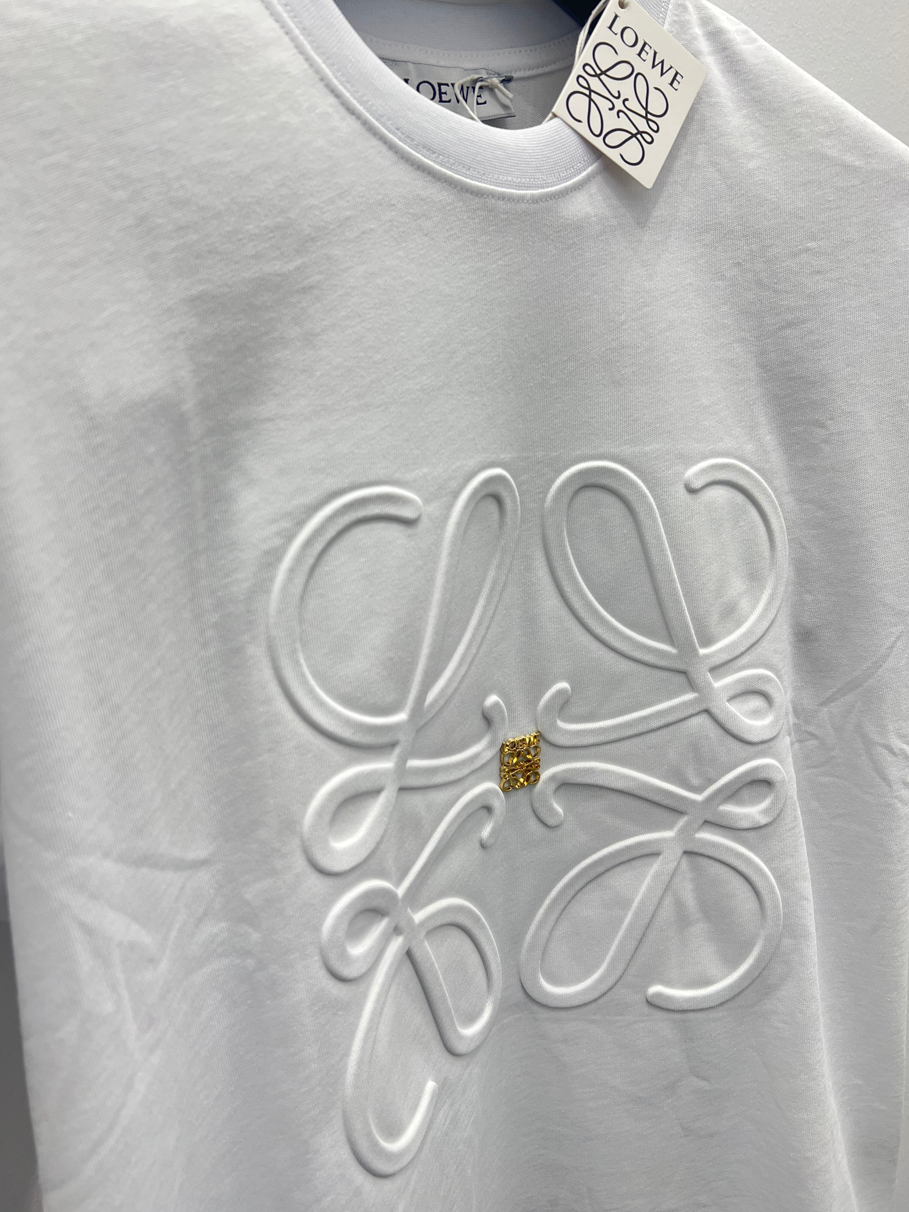 T-Shirt Loewe Over Fit White LW