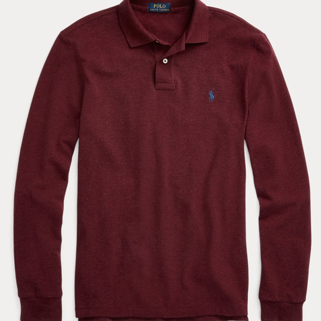 Raulph Lauren Longsleeve Shirt Polo Bordeaux