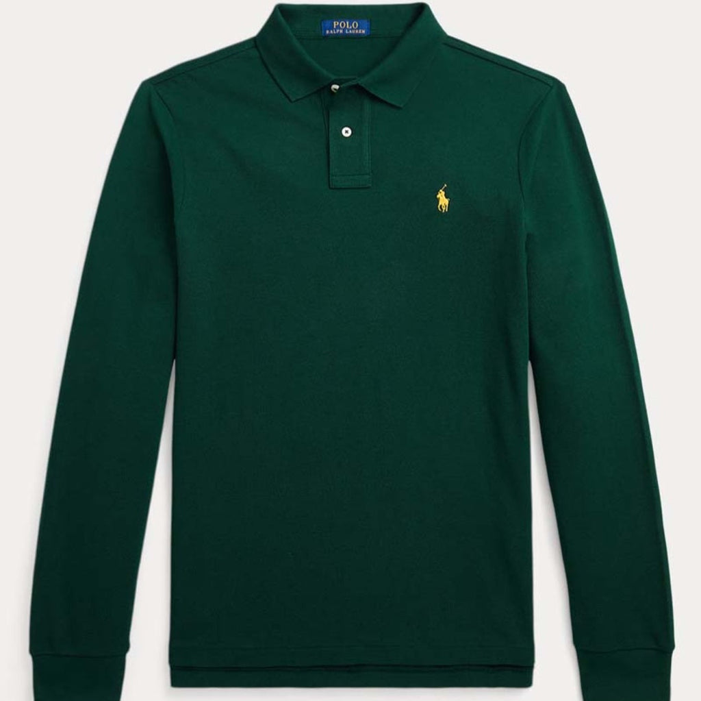 Raulph Lauren Longsleeve Shirt Polo Green Oil