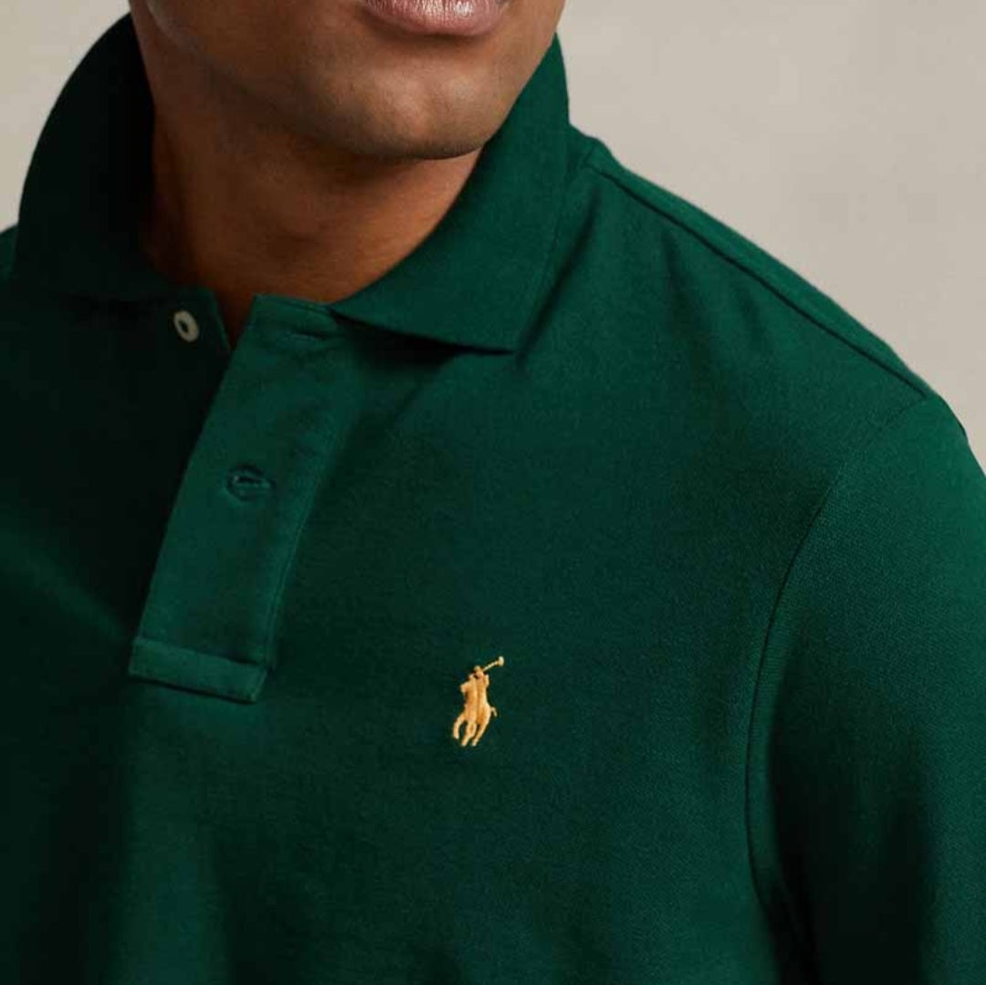 Raulph Lauren Longsleeve Shirt Polo Green Oil