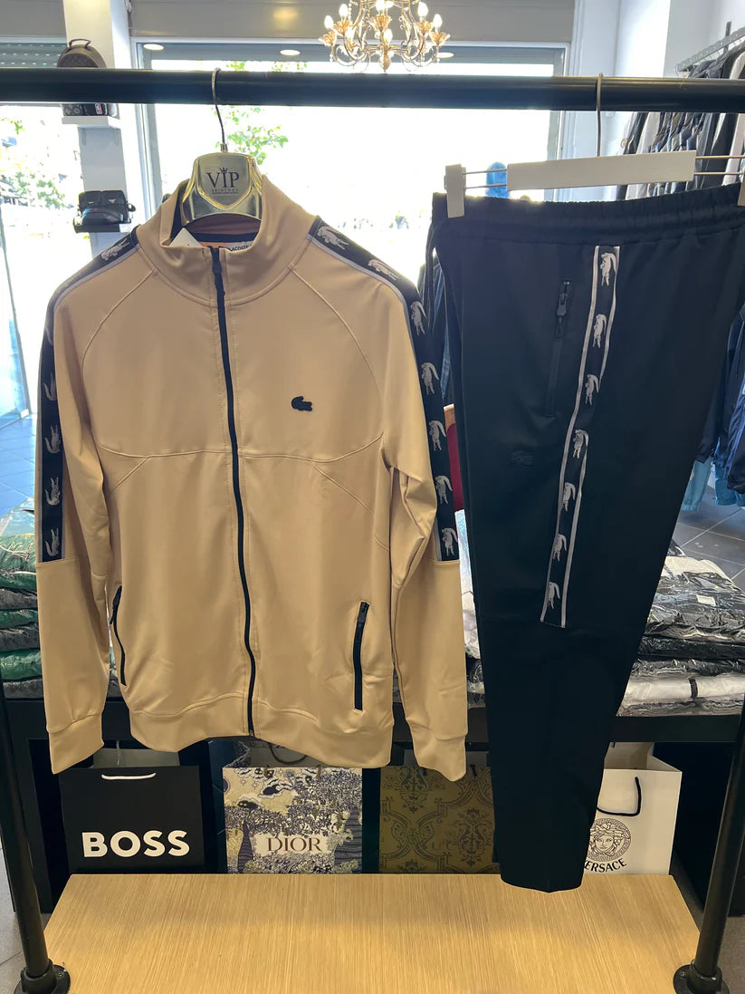 Σετ Φόρμας Lacoste Μπέζ/Μαύρο