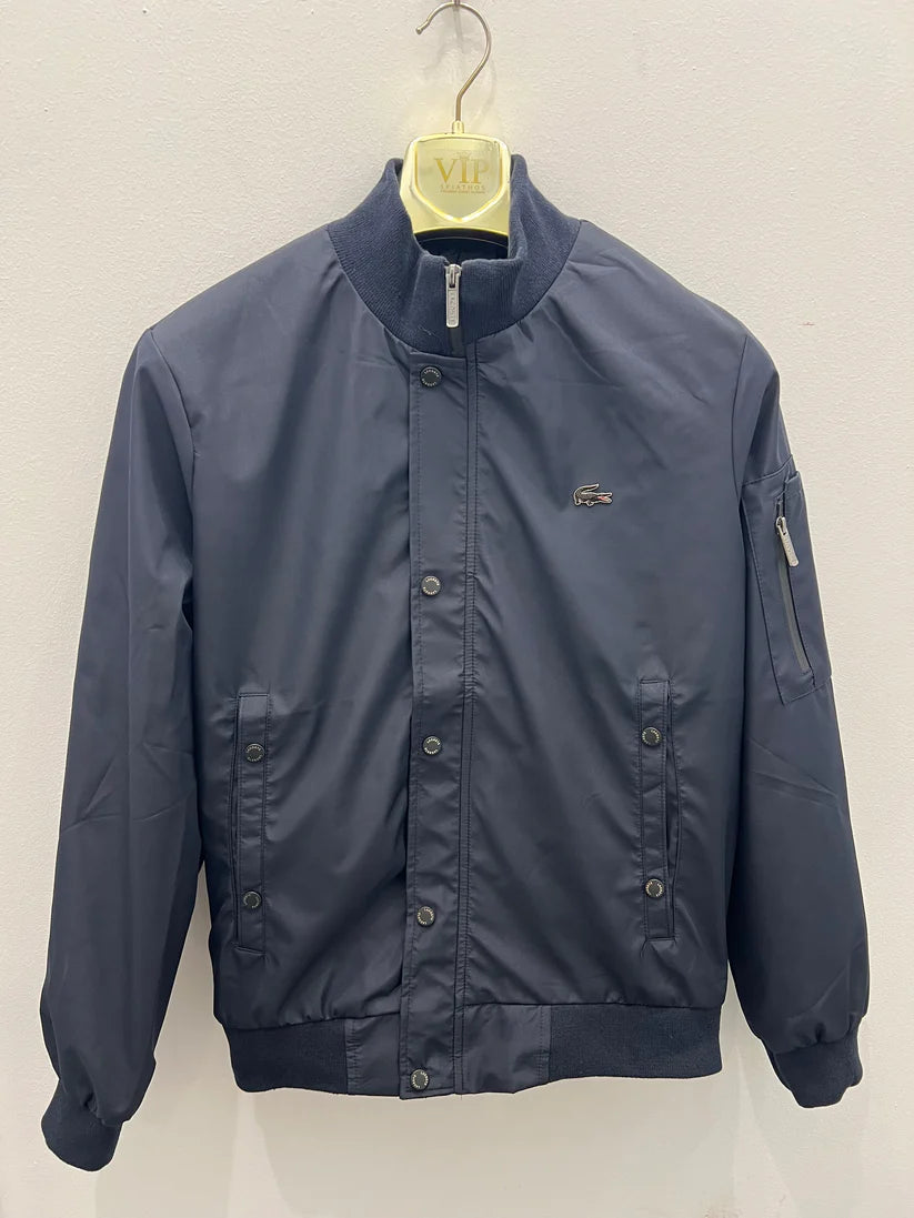 Lacoste Μπουφάν Αντιανεμικό Μπλε