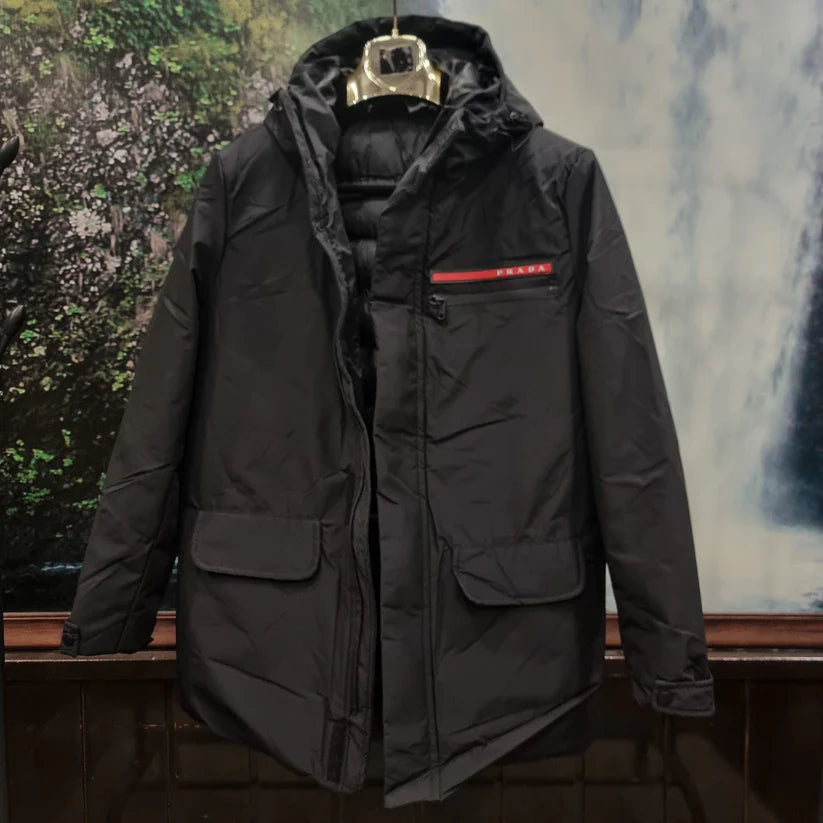 Μπουφάν Coat Prada Jacket Full Black
