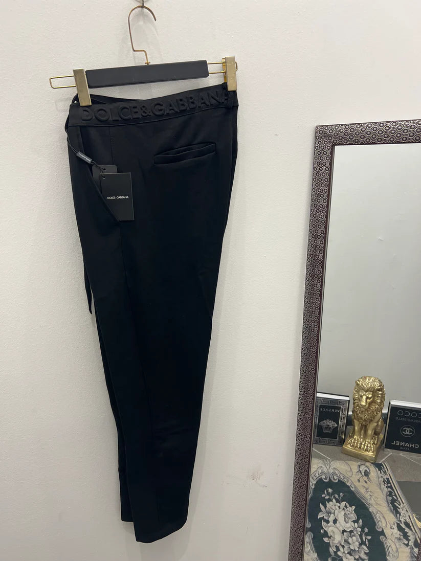 Παντελόνι Chino Dolce & Gabbana Μαύρο