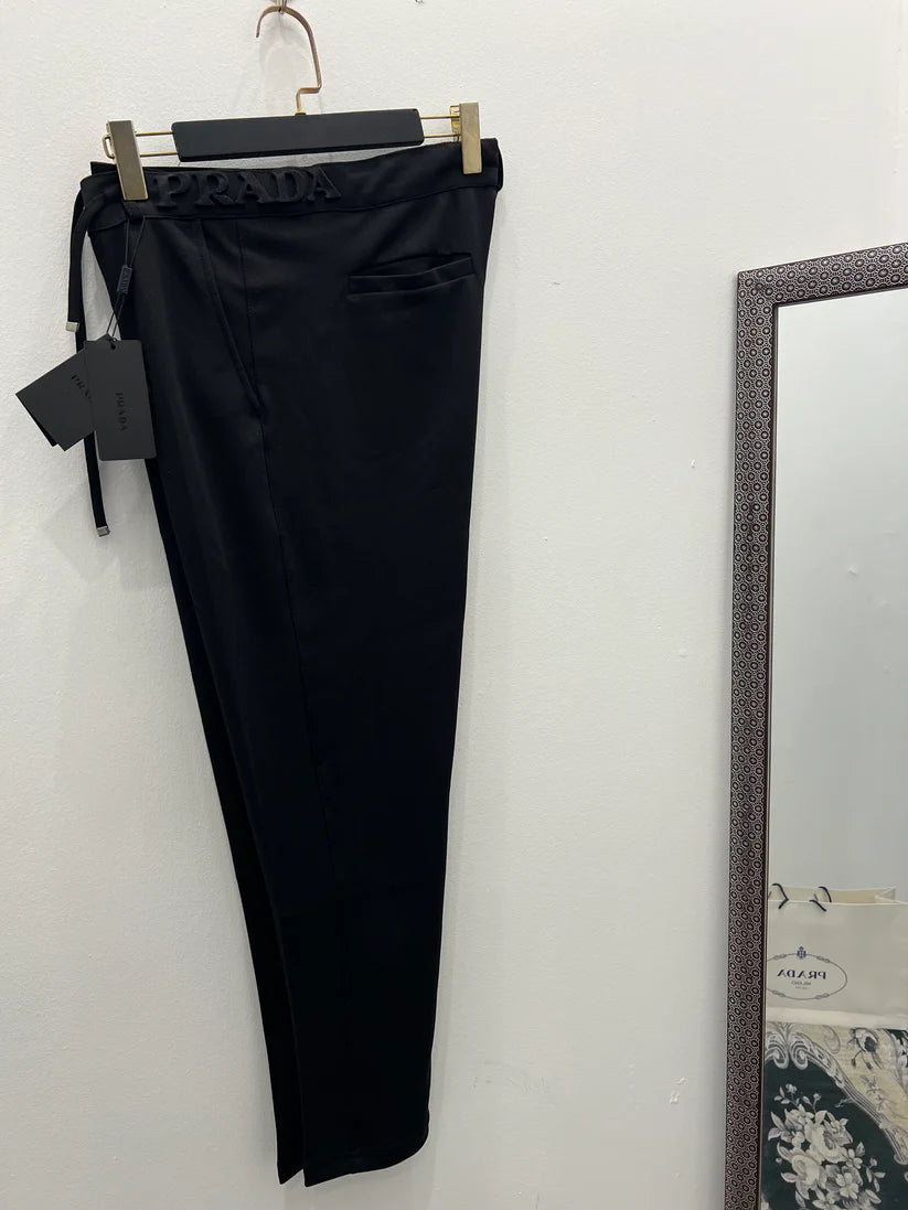 Παντελόνι Chino Prada Μαύρο