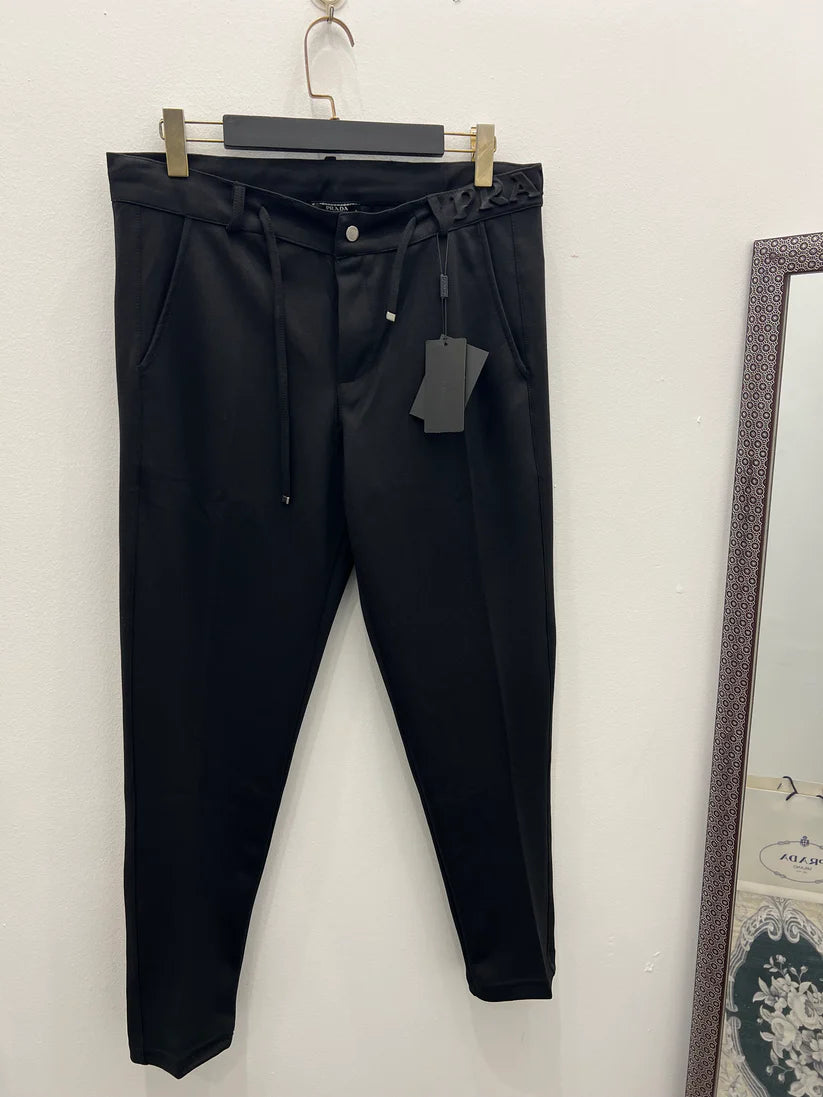 Παντελόνι Chino Prada Μαύρο