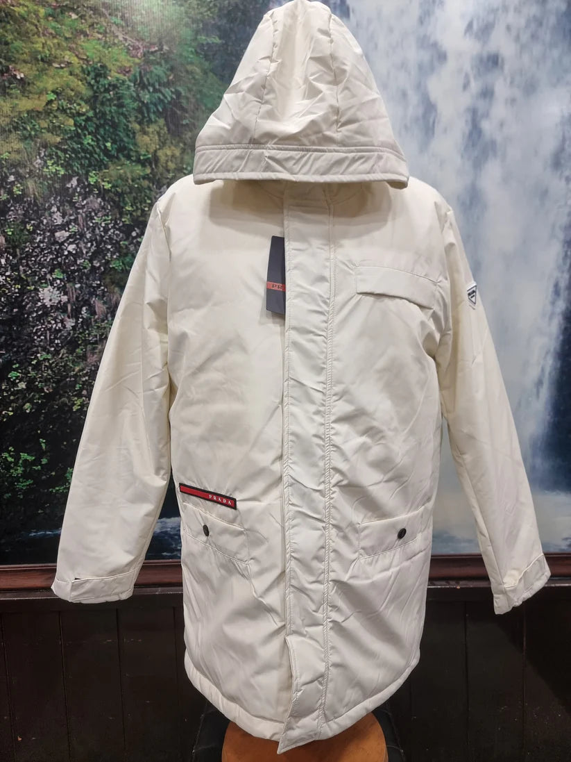 Μπουφάν Coat Prada Jacket White Oxford