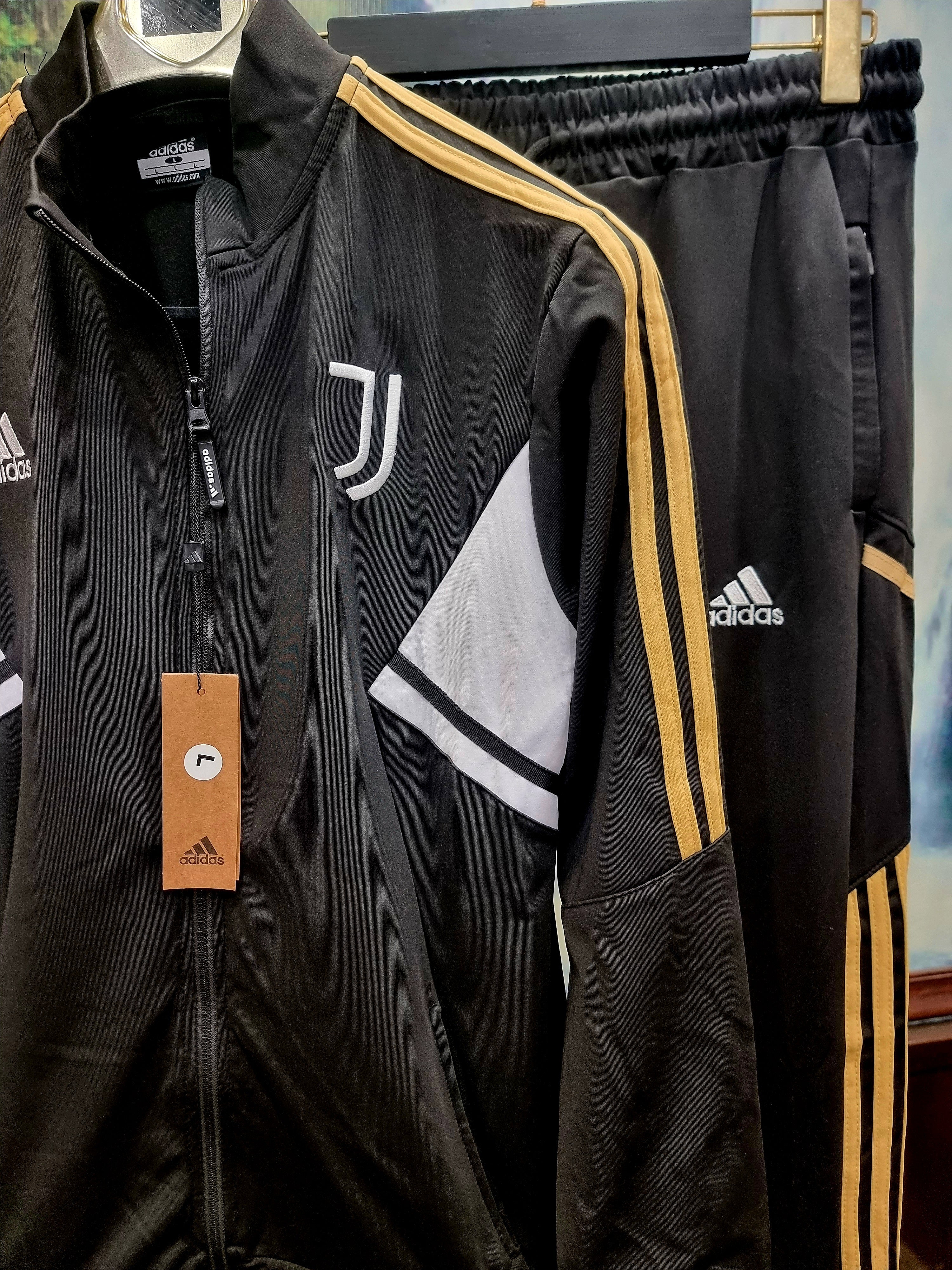 Juventus Adidas Tracksuit Black