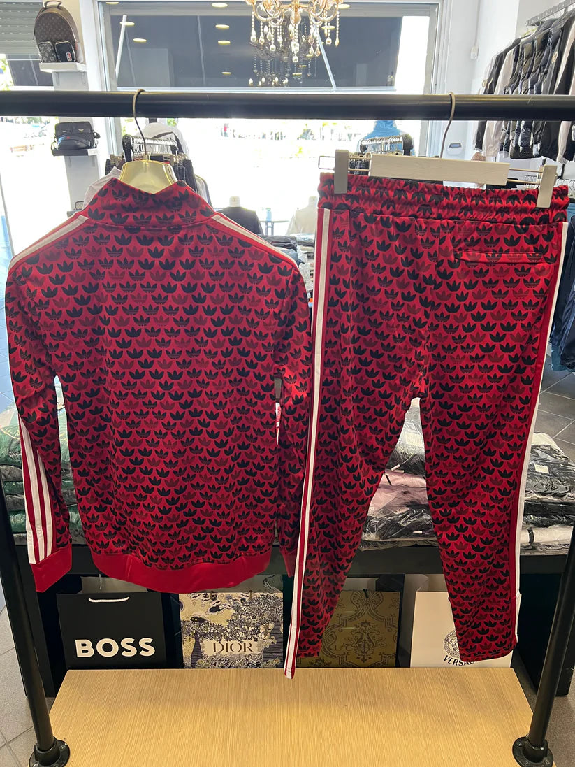 Σετ Φόρμας Adidas Κόκκινη
