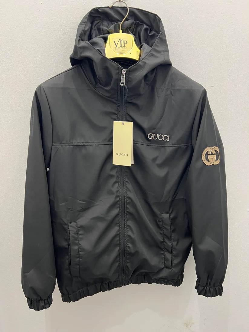 Gucci Μπουφάν Αντιανεμικό Μαύρο