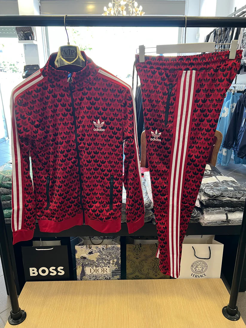 Σετ Φόρμας Adidas Κόκκινη