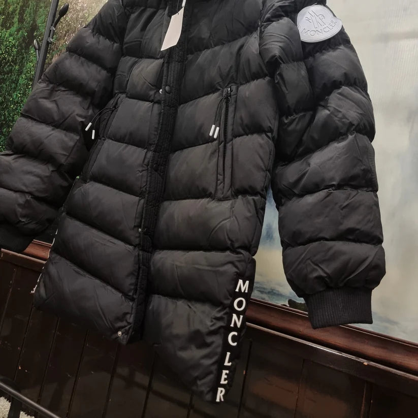 Μπουφάν Μακρύ Puffer Moncler Jacket Black