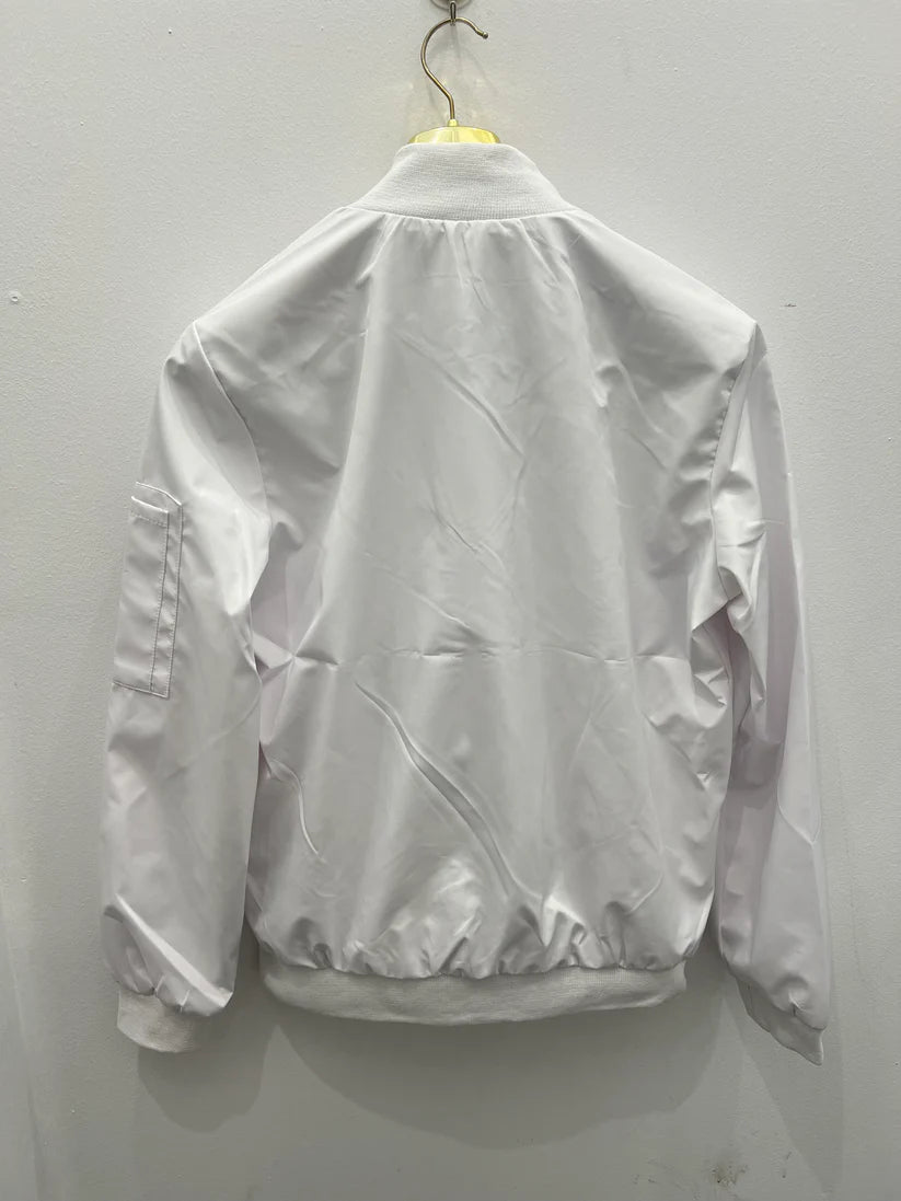 Lacoste Μπουφάν Αντιανεμικό Άσπρο