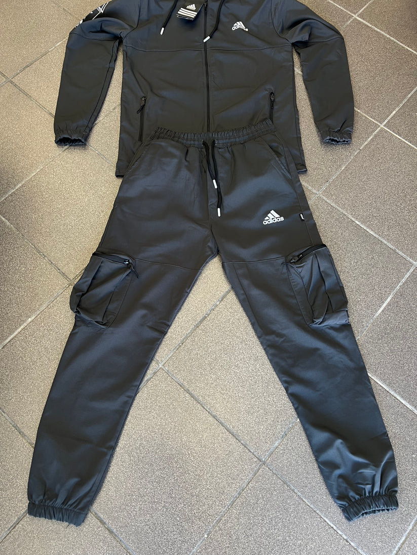 Σετ Φόρμας Adidas DarkGrey/Green